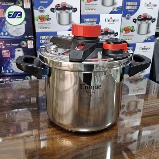 زودپز روگازی استیل یونیک ۷ لیتری درب کلیپسی — تصویر ۷