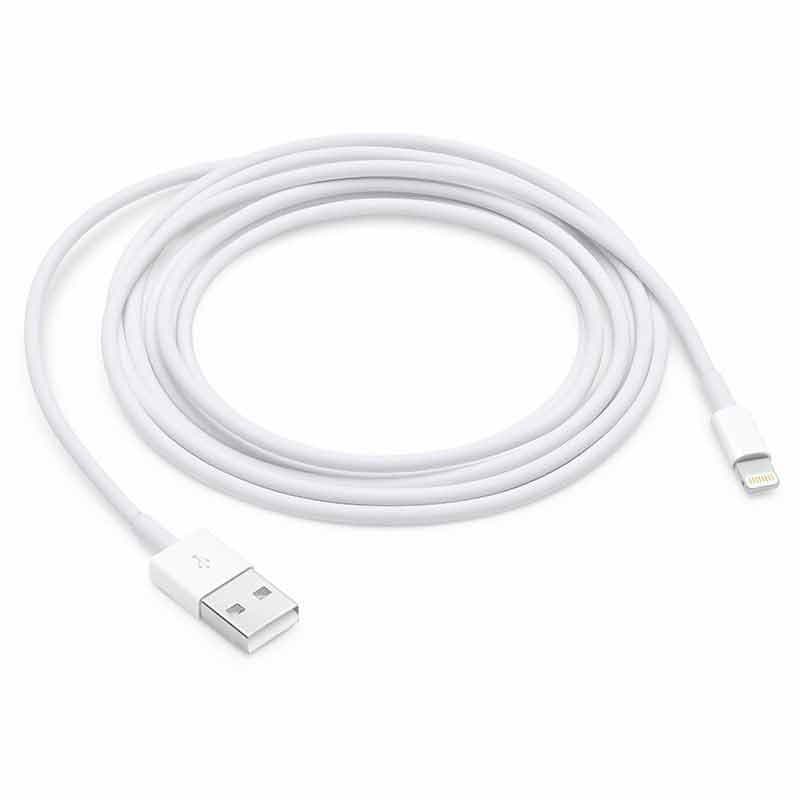 کابل شارژ USB به لایتنینگ اپل طول 2متر مشابه اصلی ا Apple lightning to usb MD819ZM/A — تصویر ۴