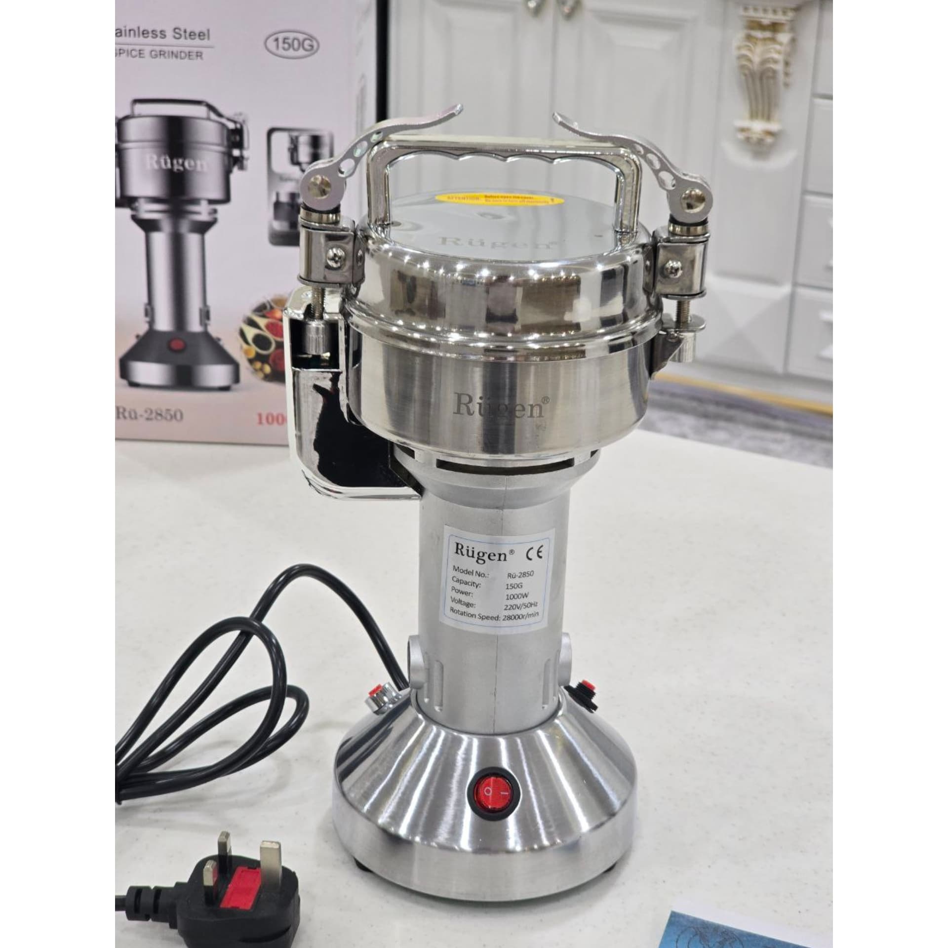 آسیاب صنعتی روگن آلمان مدل RU-2850 ظرفیت ۱۵۰ گرم — تصویر ۷