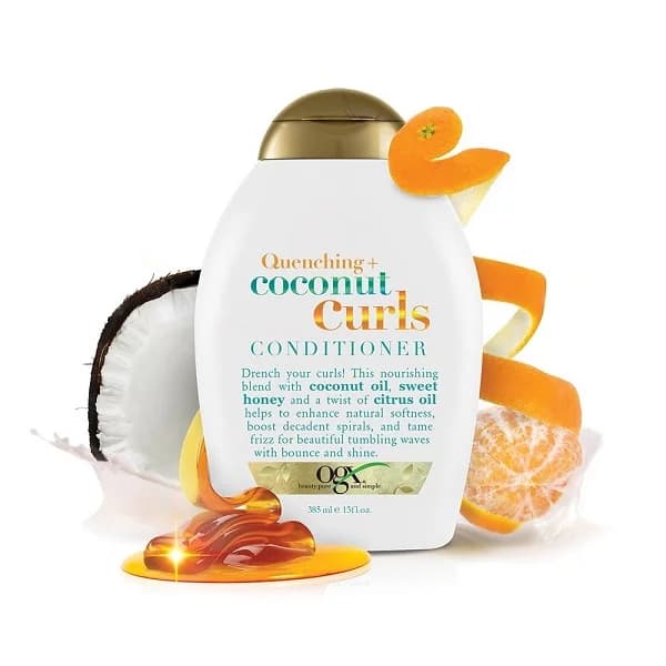 شامپو نارگیل مراقبت از موهای فر او جی ایکس Ogx Coconut Curls — تصویر ۳