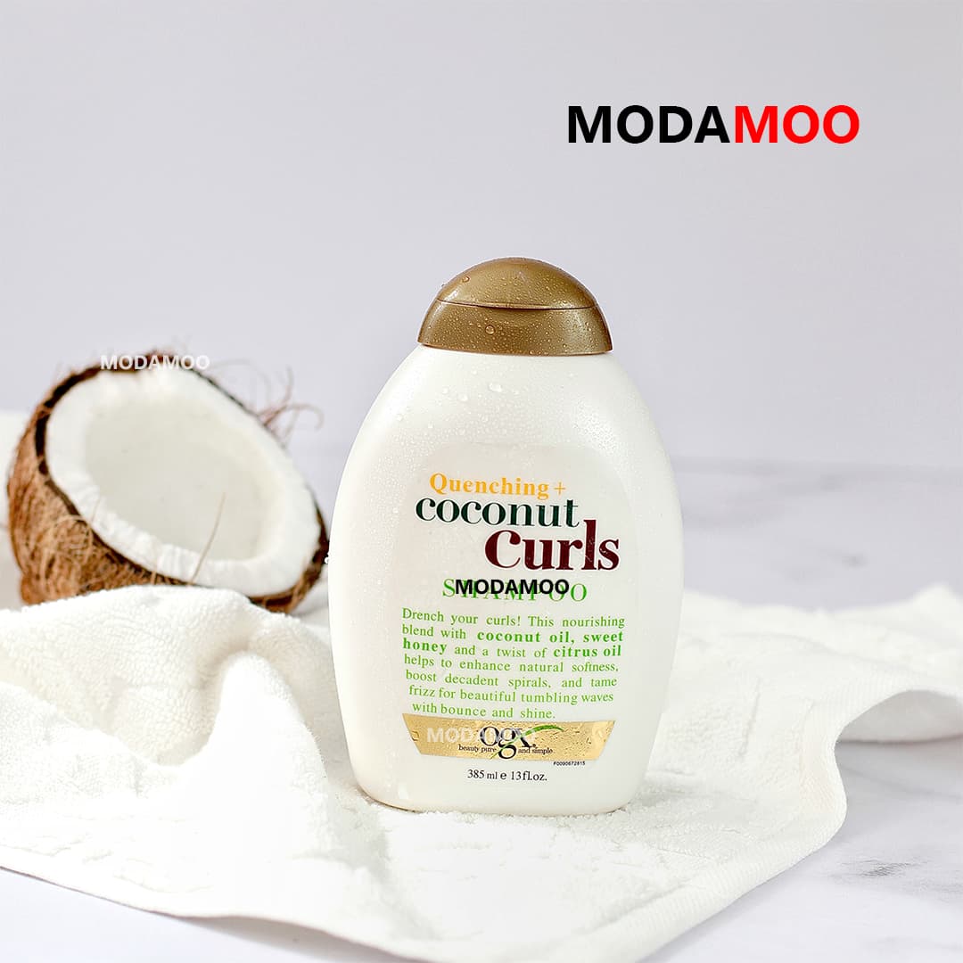 شامپو نارگیل مراقبت از موهای فر او جی ایکس Ogx Coconut Curls — تصویر ۶