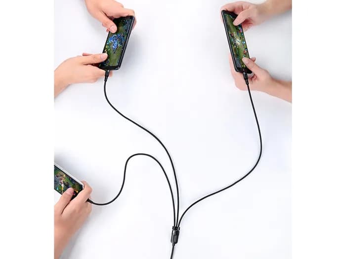 کابل سه سر مک دودو Mcdodo CA-0930 3 In 1 Super Fast Charging Cable توان ۶۶ وات طول ۱.۲ متر — تصویر ۳