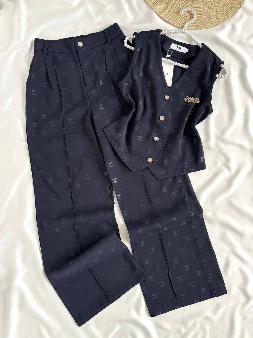 ست وست و شلوار Chanel وارداتی 9535-03 — تصویر ۱۲
