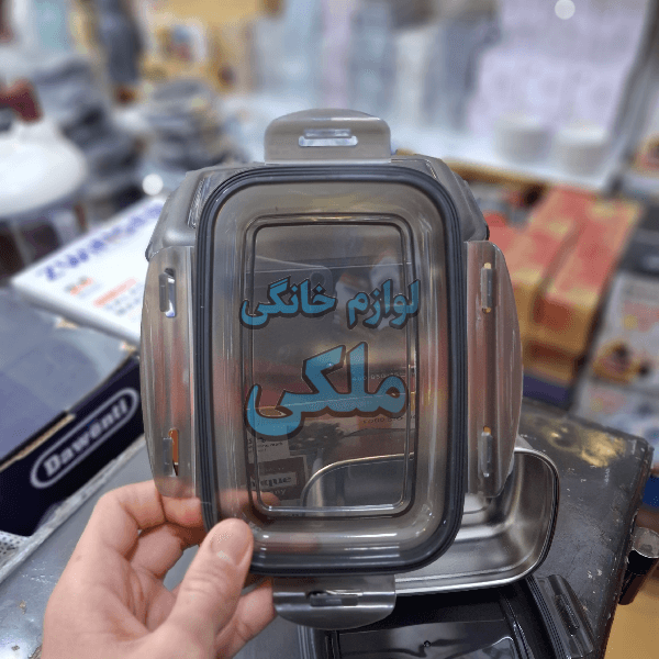 ظرف غذا استیل ۳ تیکه یونیک اصلی ضخیم — تصویر ۳