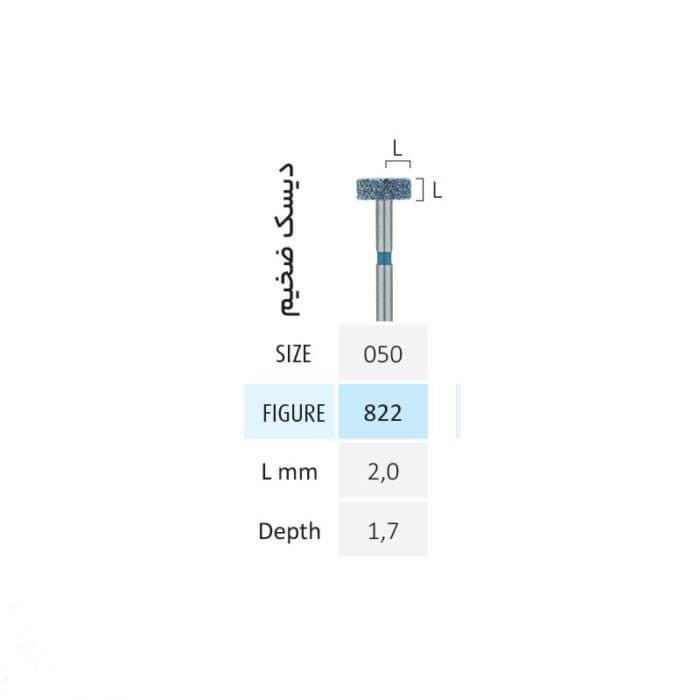 فرز الماسی دیسک ضخیم ( wheel) توربین (کد:822) – جوتا