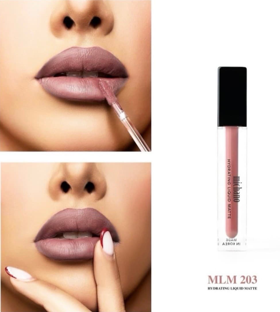 رژلب مایع آبرسان مات میچانو کد ۲۰۳