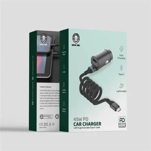 شارژر فندکی گرین لاین Green Lion Triple QC and PD Car Charger GN100WPDQCBK توان ۱۰۰ وات — تصویر ۸