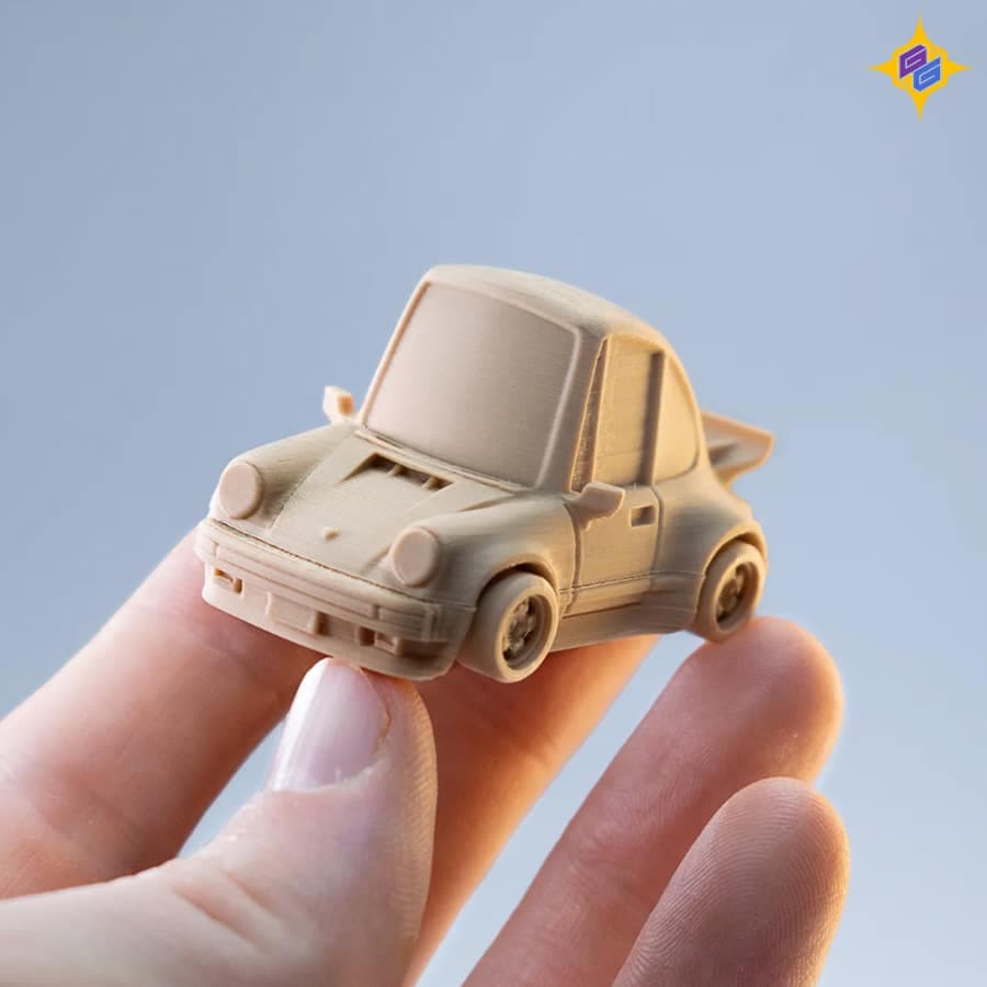 کیت ماکت ماشین پورشه ۹۱۱ توربو فانتزی | Tooned Porsche 911 Turbo Kit Card — تصویر ۸