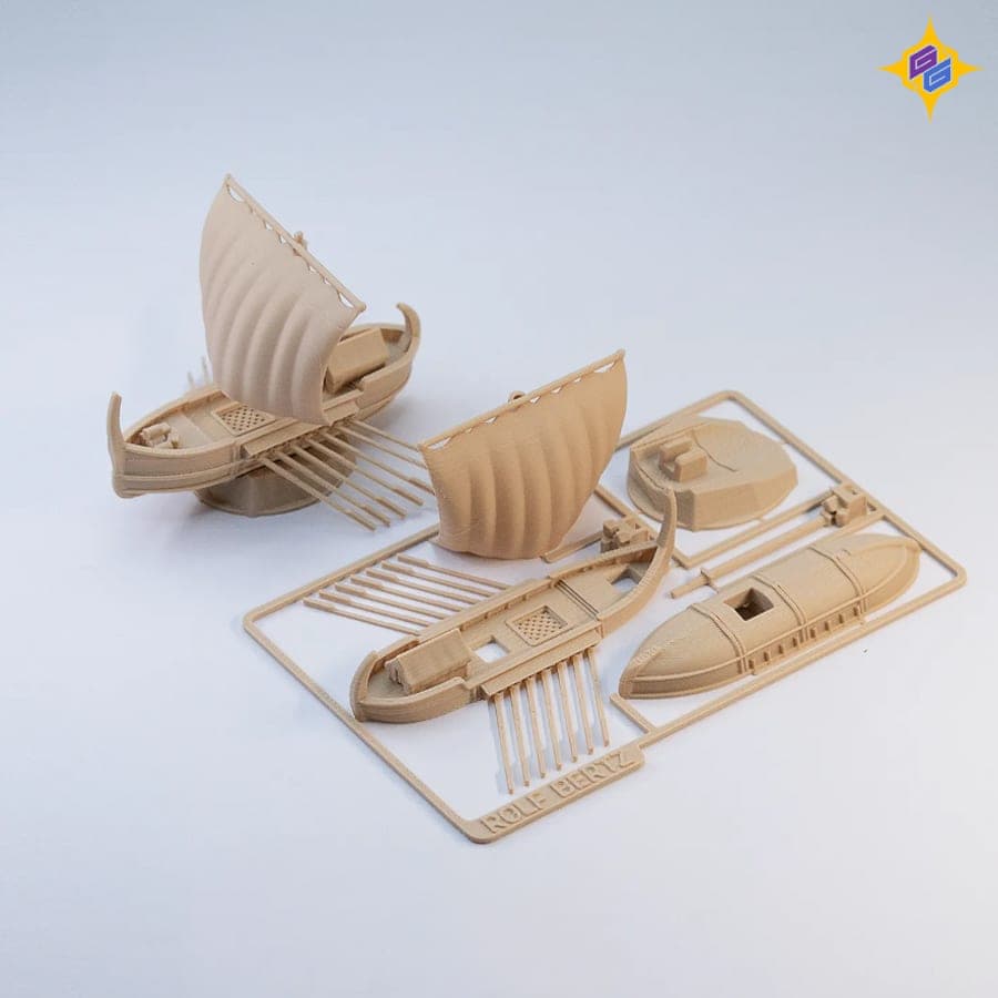 کیت ماکت کشتی جنگی رومی | Roman Battleship Kit Card — تصویر ۷