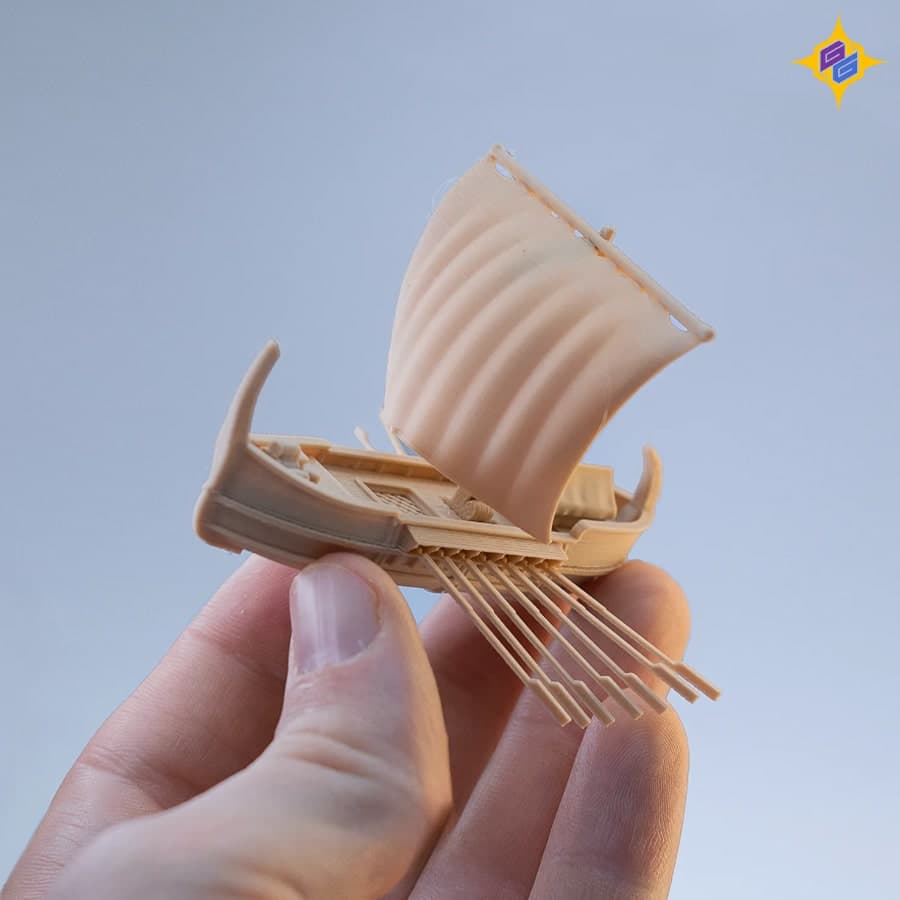 کیت ماکت کشتی جنگی رومی | Roman Battleship Kit Card — تصویر ۶