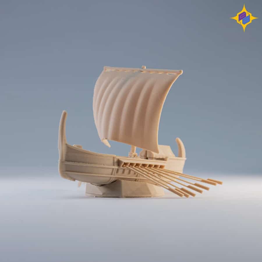 کیت ماکت کشتی جنگی رومی | Roman Battleship Kit Card