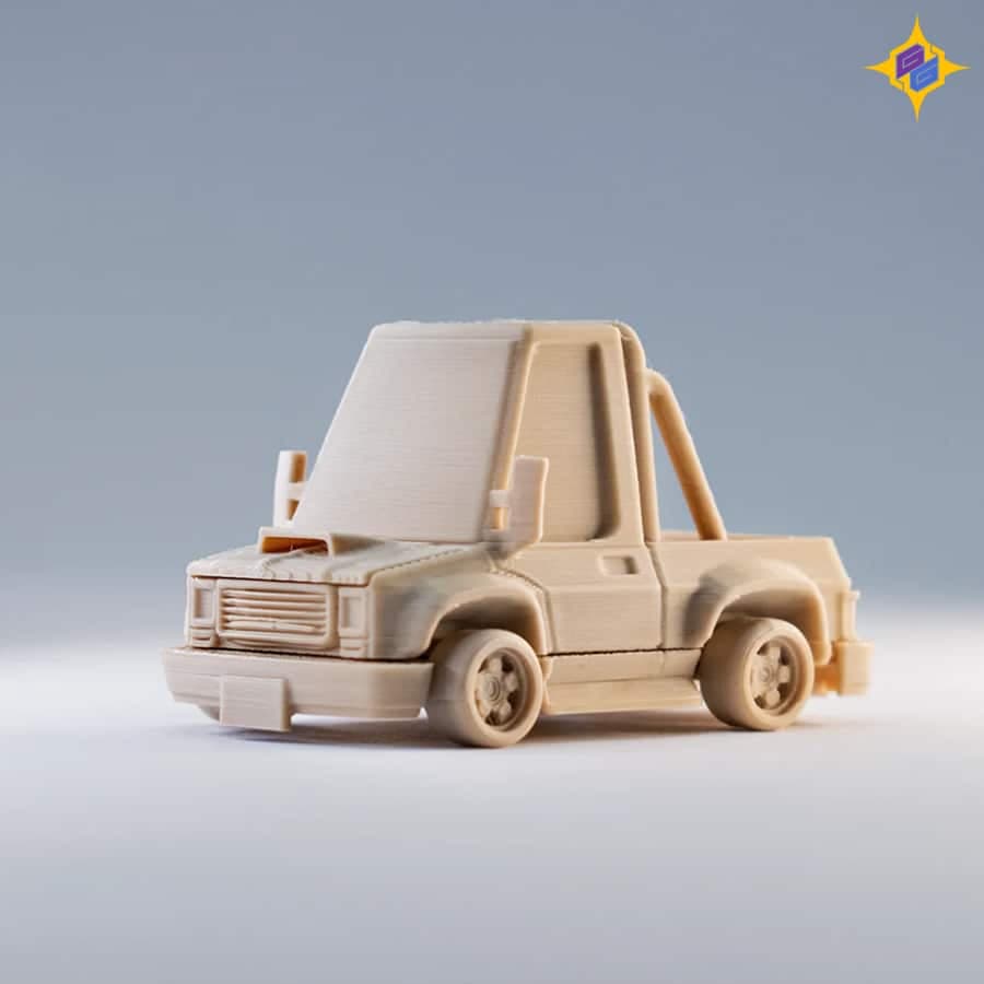 کیت ماکت ماشین شورلت وانت تون اختصاصی | Tooned Chevrolet Truck Kit Card — تصویر ۵