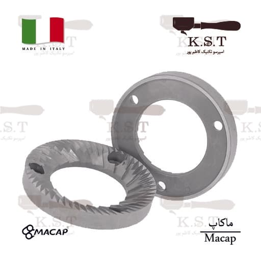 تیغه آسیاب مکاپ (Macap) مدل M4 و M5D سایز 58mm | تکفاز (تخت) — تصویر ۲