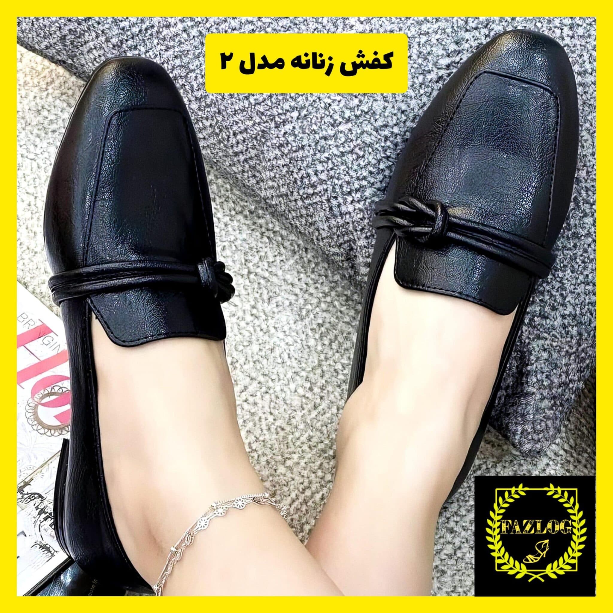 کفش کالج زنانه جدید و شیک خوکی پیگ — تصویر ۱۱