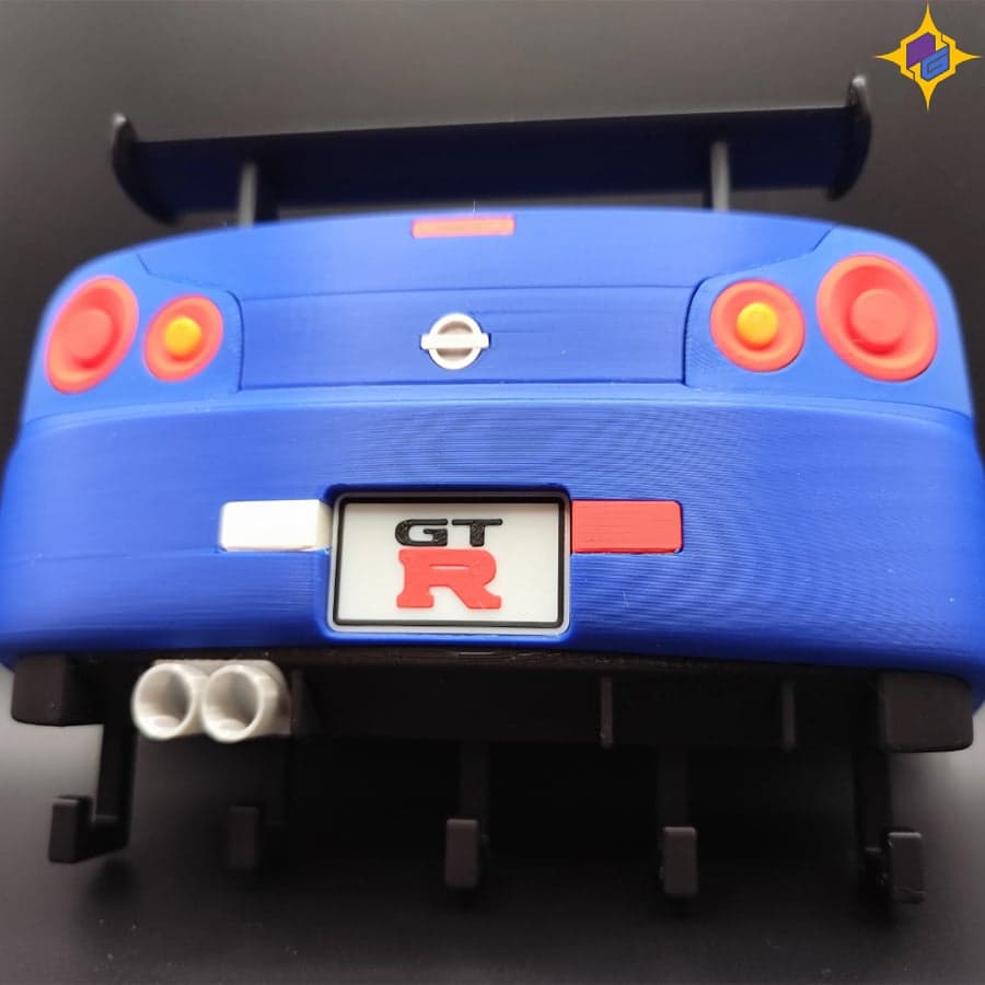 جاکلیدی نیسان اسکای‌لاین R34 GT-R اختصاصی | Nissan Skyline R34 GT-R Key Hanger — تصویر ۲