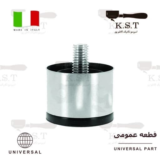پایه اسپرسوساز استیل ضدزنگ قطر 40 — پیچ M10 ضد لغزش