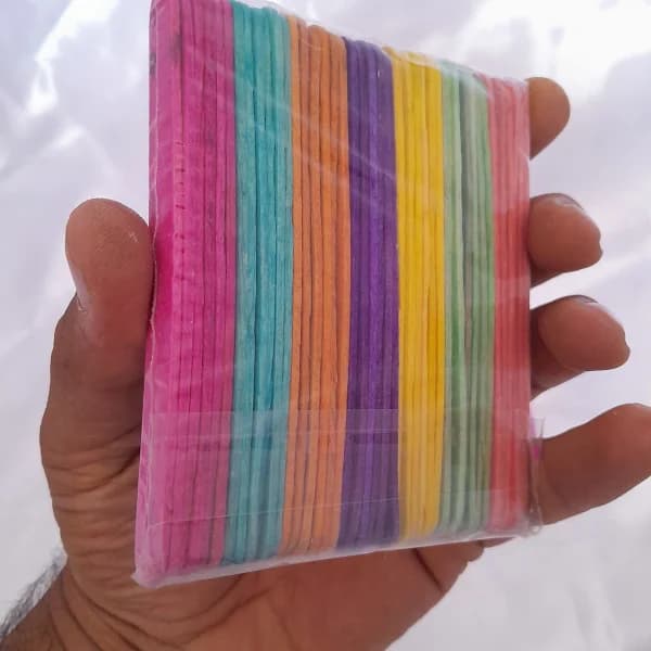 چوب بستنی رنگی 1 سانتی