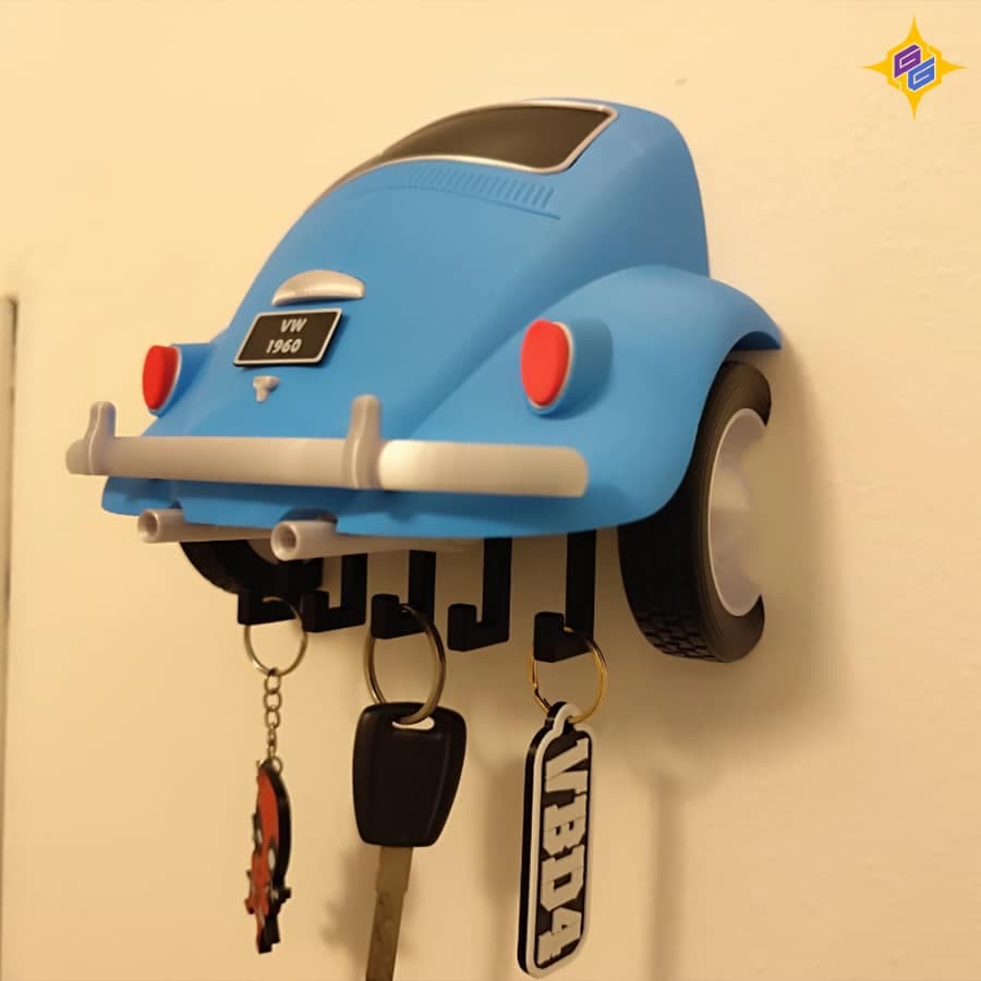 جاکلیدی فولکس بیتل | VW Beetle Key Hanger — تصویر ۶