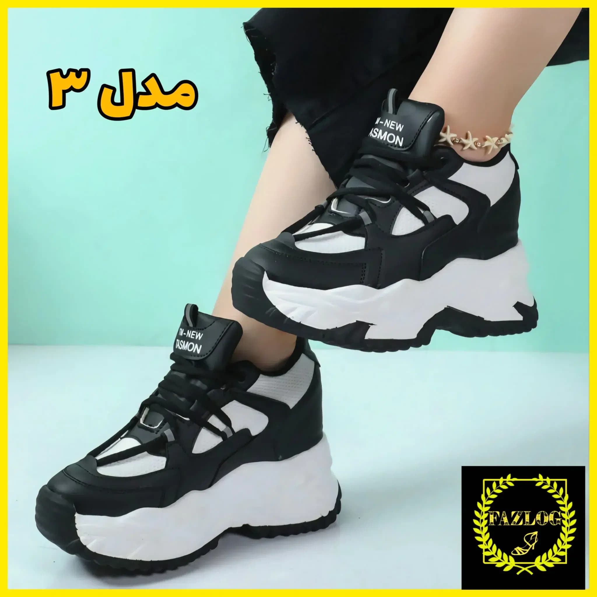 کفش کتونی جدید لژ مخفی با لژ 7 سانت — تصویر ۳