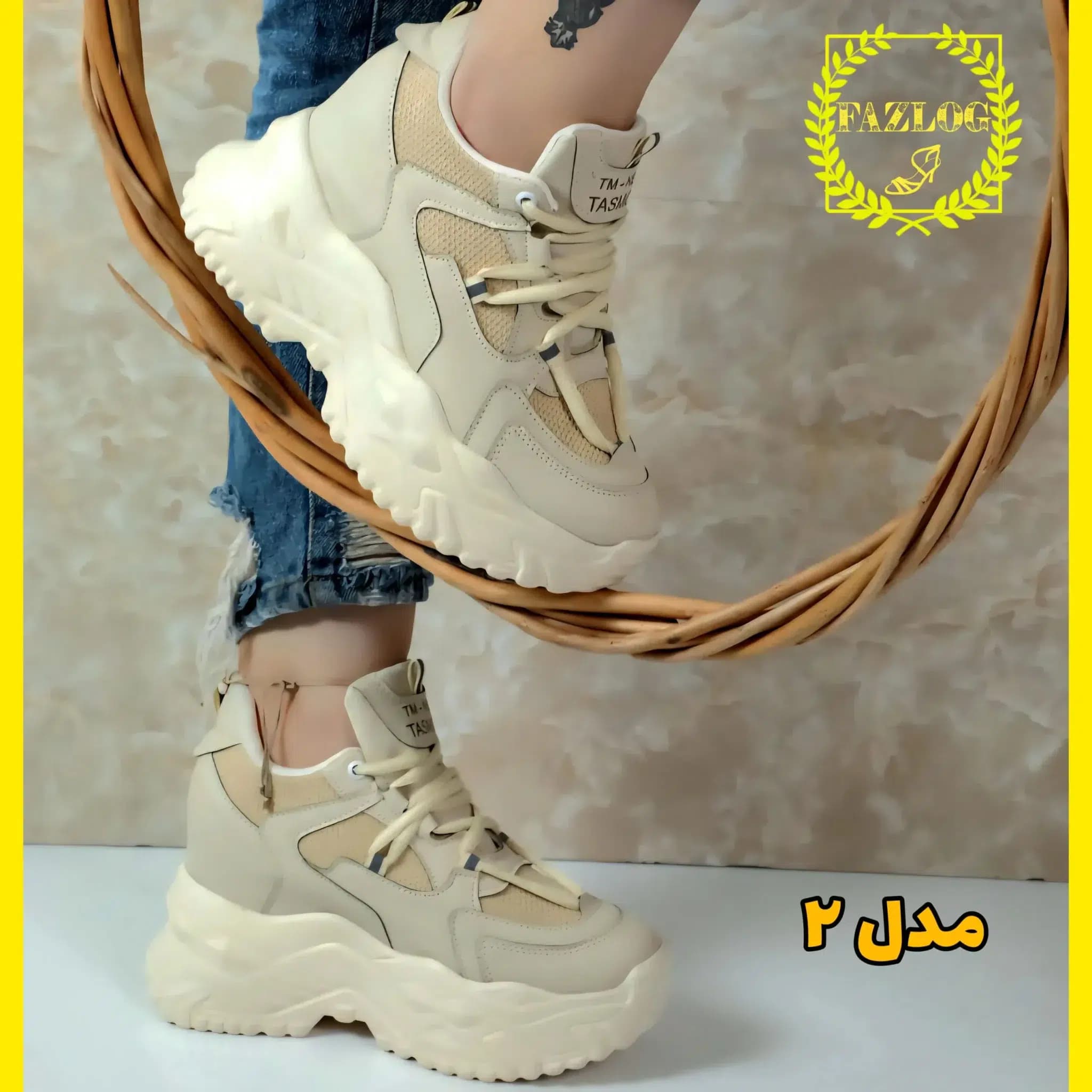 کفش کتونی جدید لژ مخفی با لژ 7 سانت — تصویر ۲