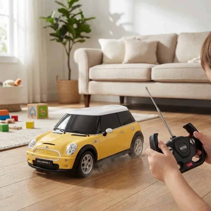 ماشین کنترلی راستار مدل Mini Cooper S کد 21800 با مقیاس 1:14 — تصویر ۸