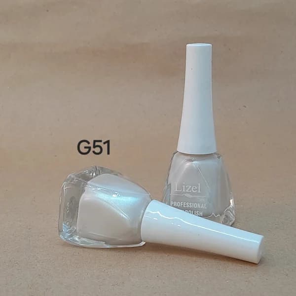 لاک شاین سفید 13ml لیزل G51 — تصویر ۲