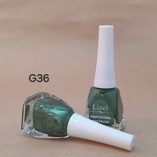 لاک شاین سبز 13ml برند لیزل G36 — تصویر ۲