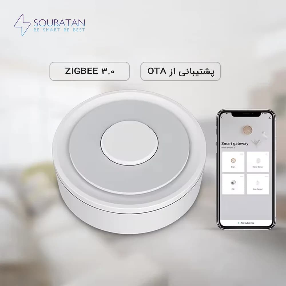 هاب زیگبی مرکزی بی سیم مدل ZHUBW تویا — تصویر ۳
