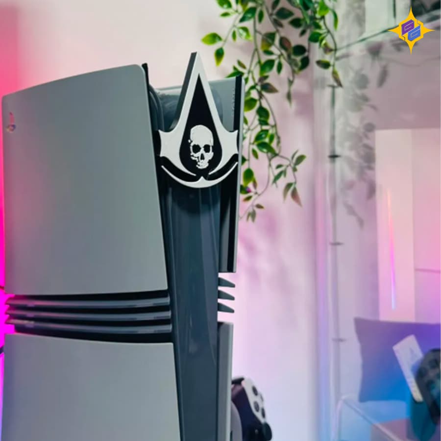 کاور کنسول PS5 طرح اساسینز کرید بلک فلگ | Assassin’s Creed Black Flag PS5 Console faceplate — تصویر ۸