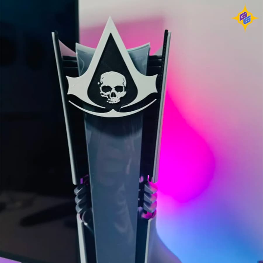 کاور کنسول PS5 طرح اساسینز کرید بلک فلگ | Assassin’s Creed Black Flag PS5 Console faceplate — تصویر ۷