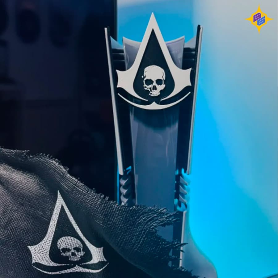 کاور کنسول PS5 طرح اساسینز کرید بلک فلگ | Assassin’s Creed Black Flag PS5 Console faceplate — تصویر ۹