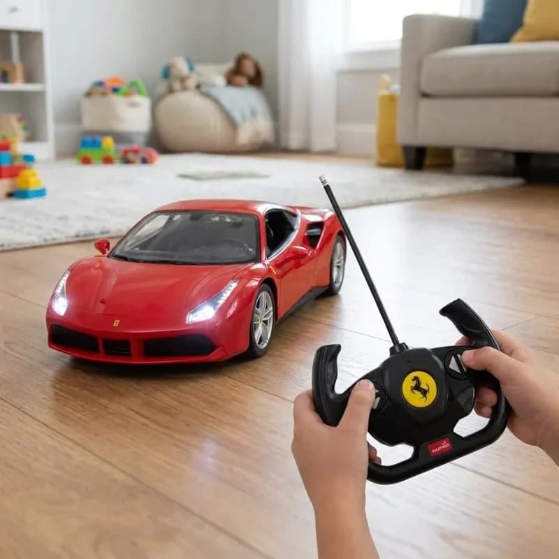 ماشین کنترلی راستار مدل Ferrari 488 GTB کد 75600 — تصویر ۳