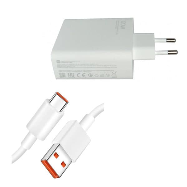 شارژر اصلی ۱۲۰ واتی شیائومی مدل MDY-13-EE به همراه کابل اورجینال سوپر فست — تصویر ۲