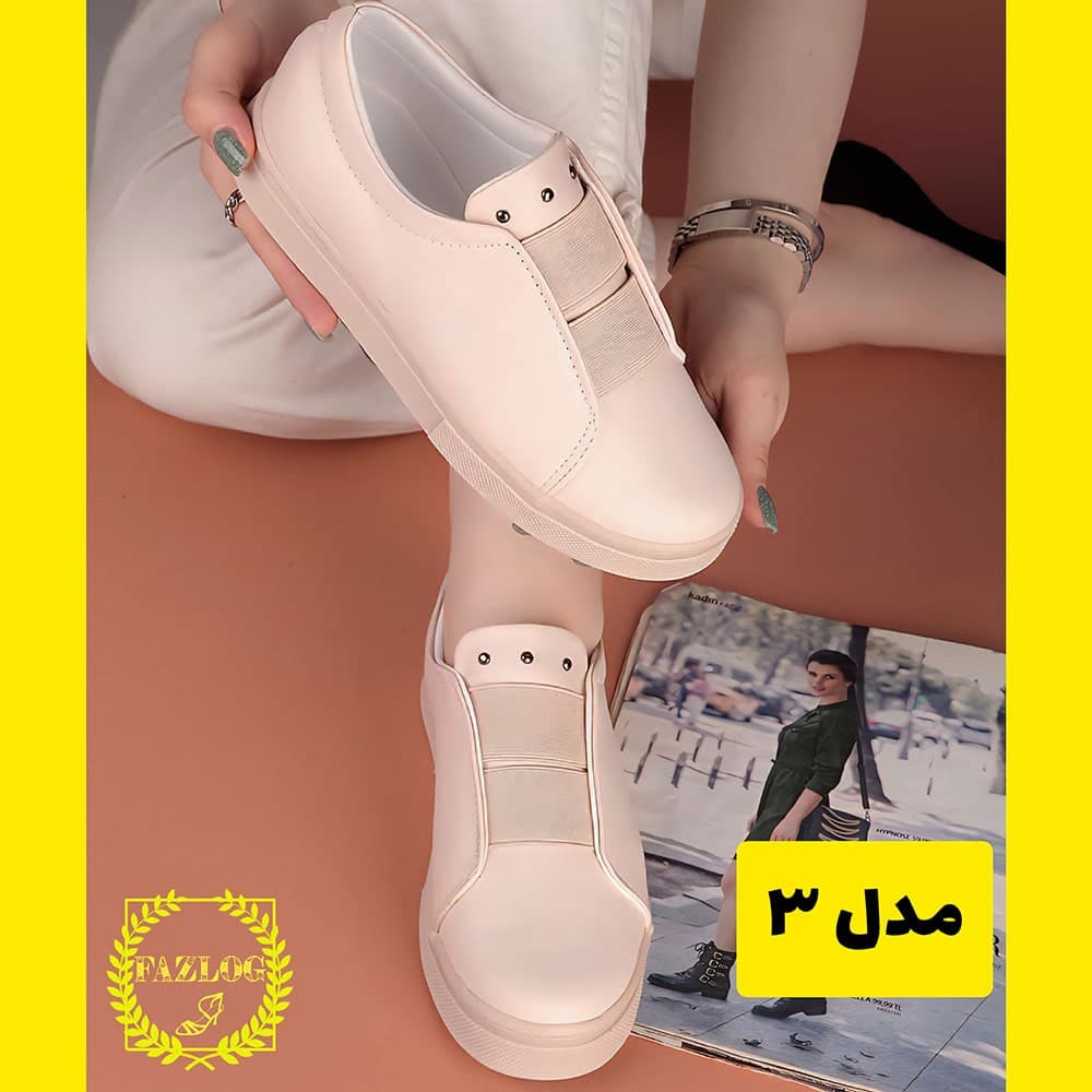 کفش زنانه جدید مدل ونس زنانه دکمه ای کشی — تصویر ۲