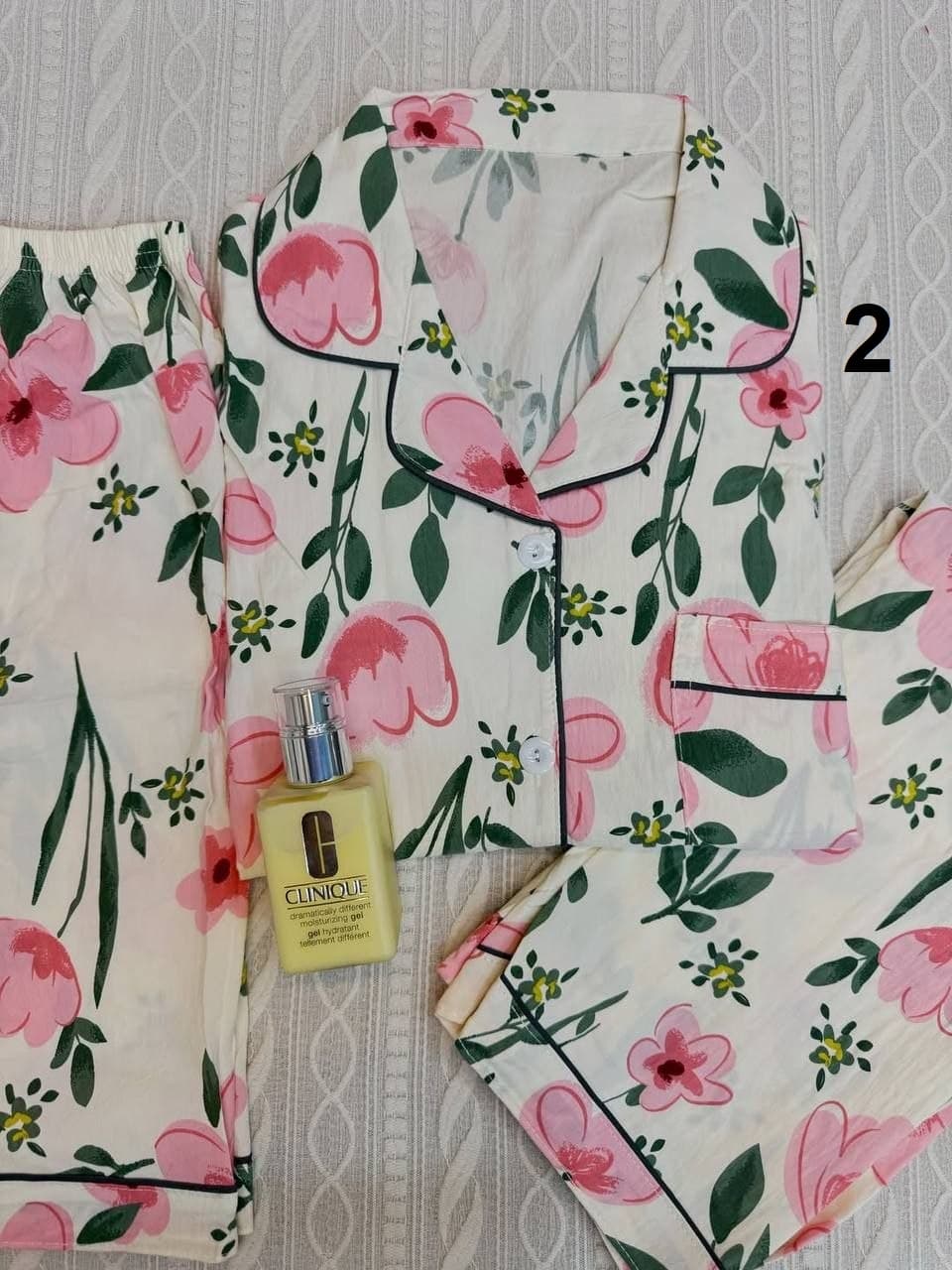 ست سه تیکه پیراهن،شرتک،شلوار 9344-03 — تصویر ۲