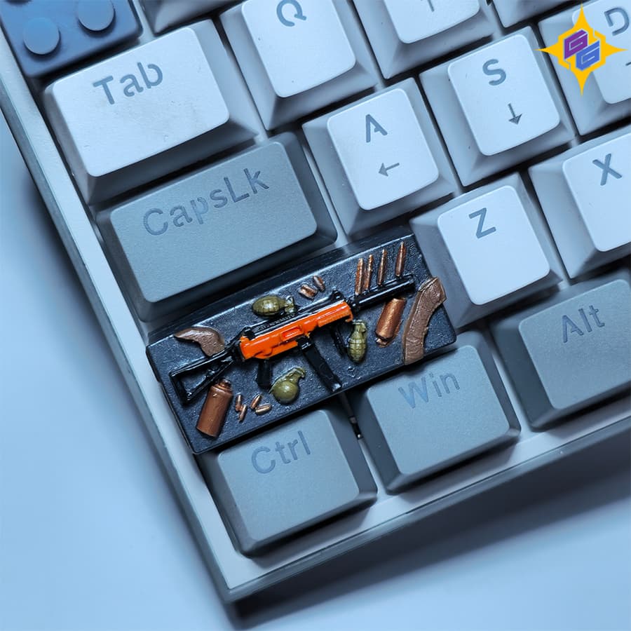 کیکپ کیبورد مکانیکال طرح اسلحه KRISS Vector کالاف دیوتی Call of Duty KRISS Vector Weapon Keycap