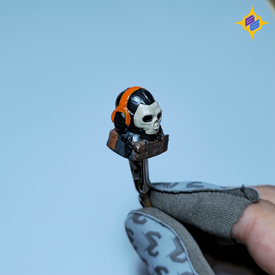 کیکپ کیبورد مکانیکال طرح گوست کالاف دیوتی Ghost call of duty face Keycap — تصویر ۲
