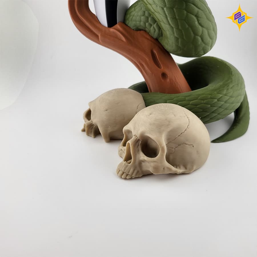 استند دسته پلی‌استیشن ۵ طرح مار و جمجمه | Snake and Skull PS5 Controller Stand — تصویر ۶