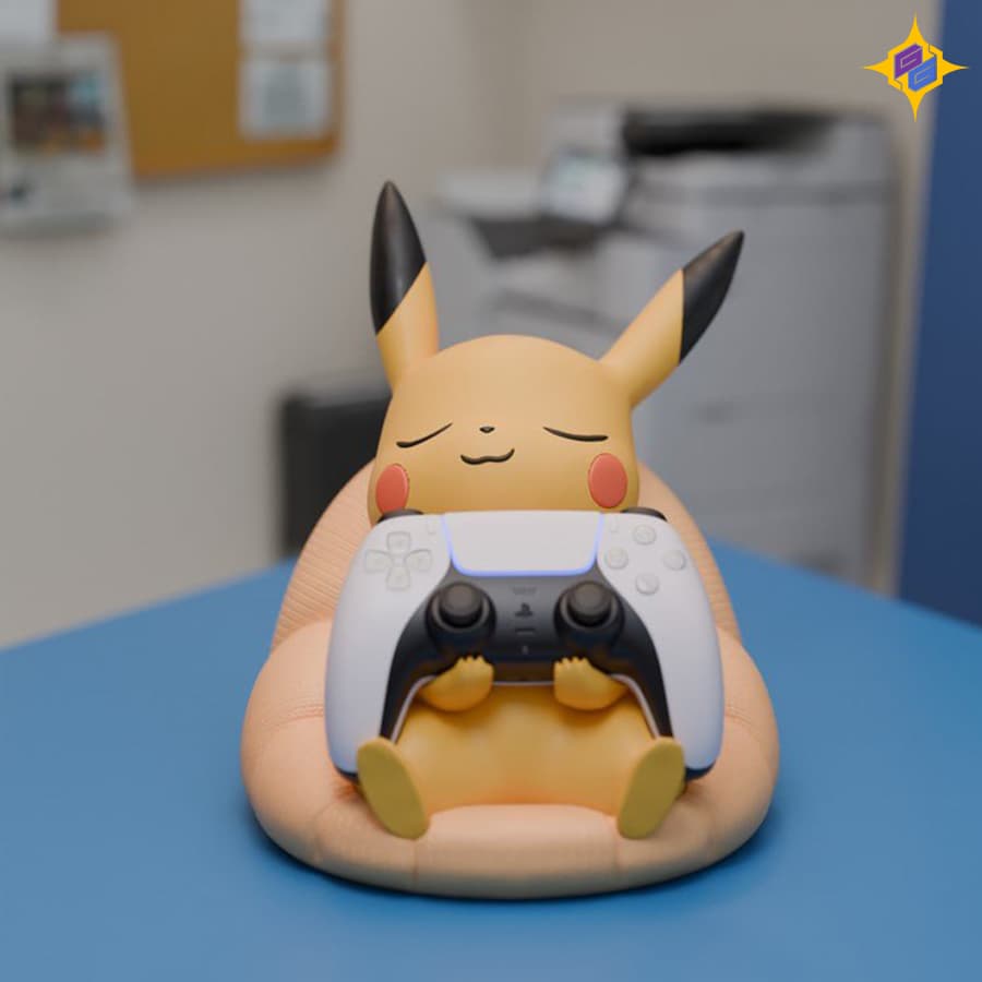 استند دسته PS5 طرح پیکاچو | Pikachu PS5 Controller Stand — تصویر ۵