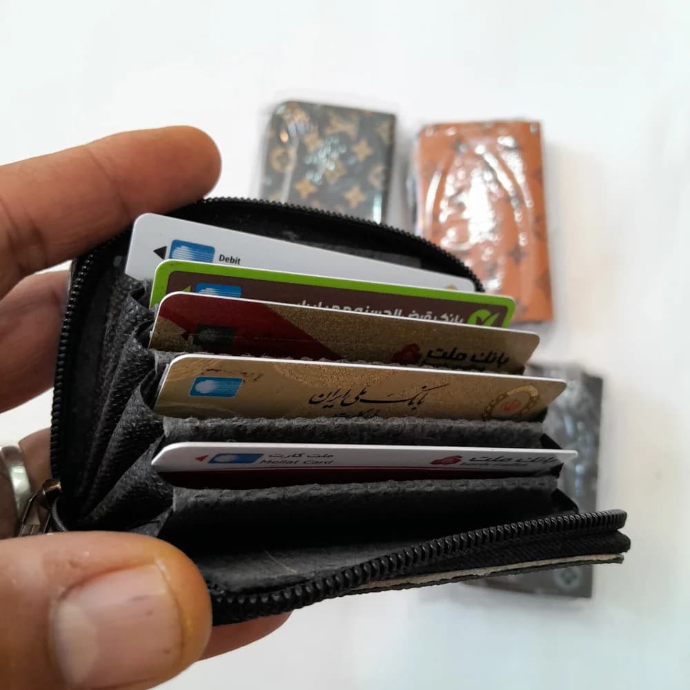 کیف کارت بانکی زیپ دار — تصویر ۴
