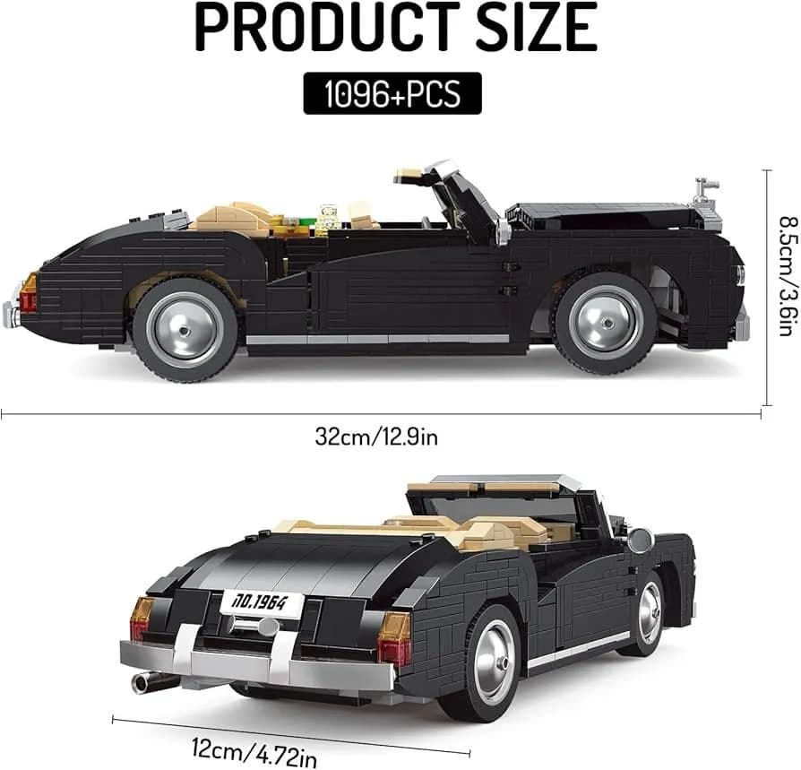 ساختنی مولد کینگ 10006 ماشین کلاسیک Rolls Royce Silver Cloud — تصویر ۳