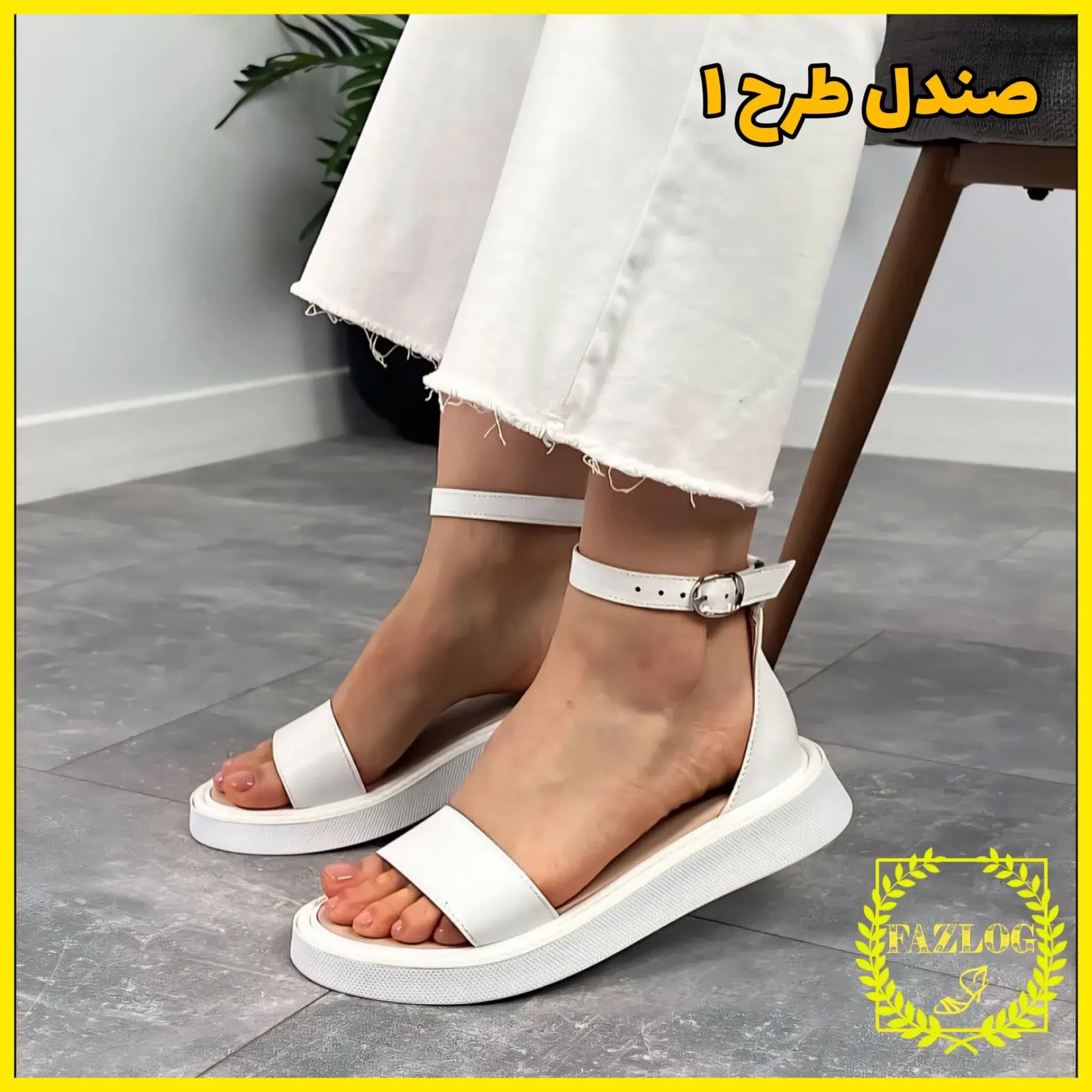 صندل لژدار طبی و راحت زنانه مدل پاکا