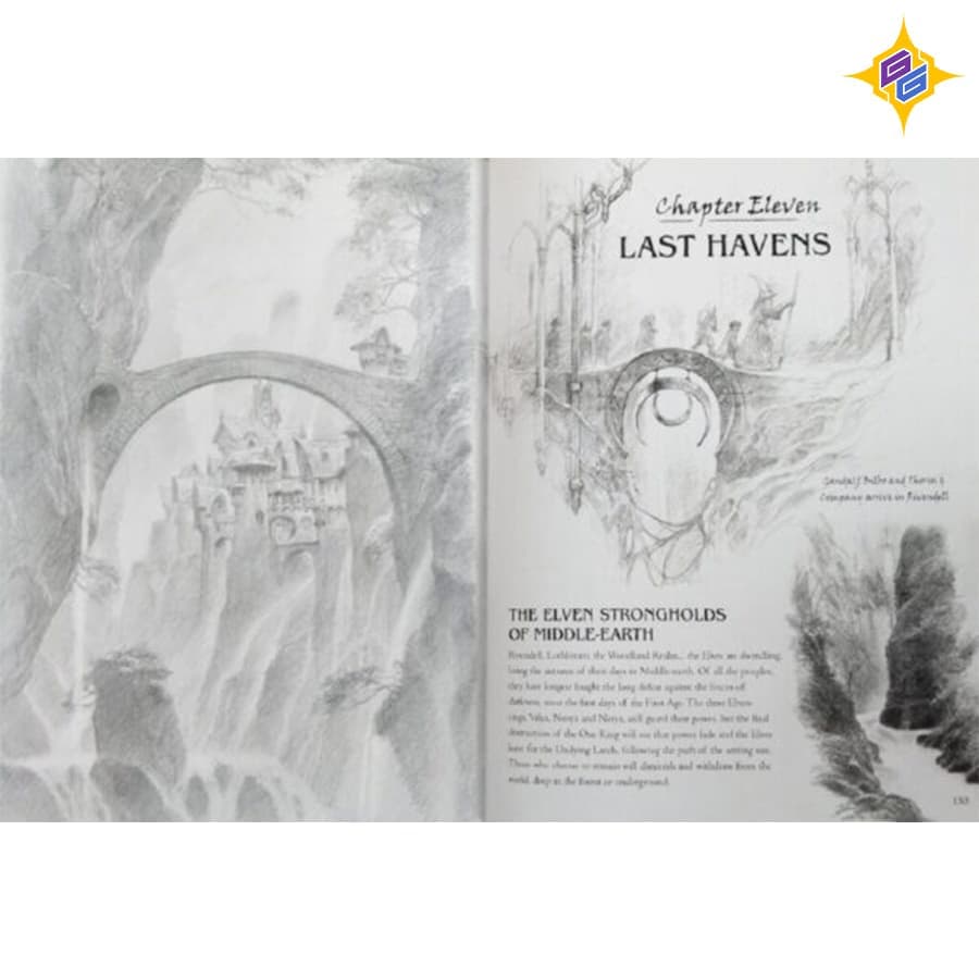 آرت بوک ارباب حلقه‌ها (موردور) A Middle-Earth Traveller: Sketches from Bag End to Mordor — تصویر ۵