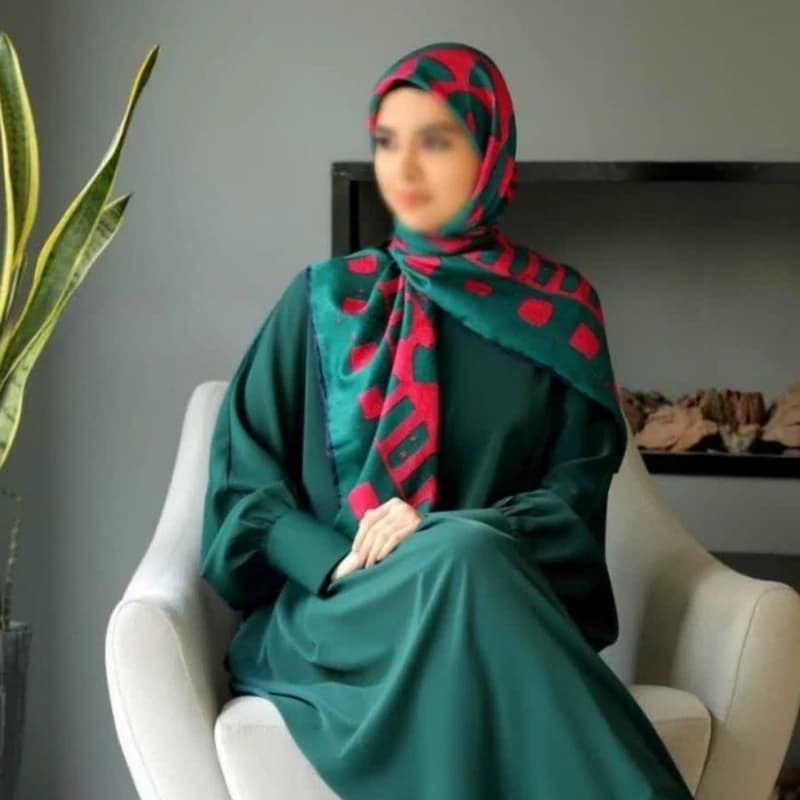 مانتو عبایی حنانه سوپر الیزا — تصویر ۷