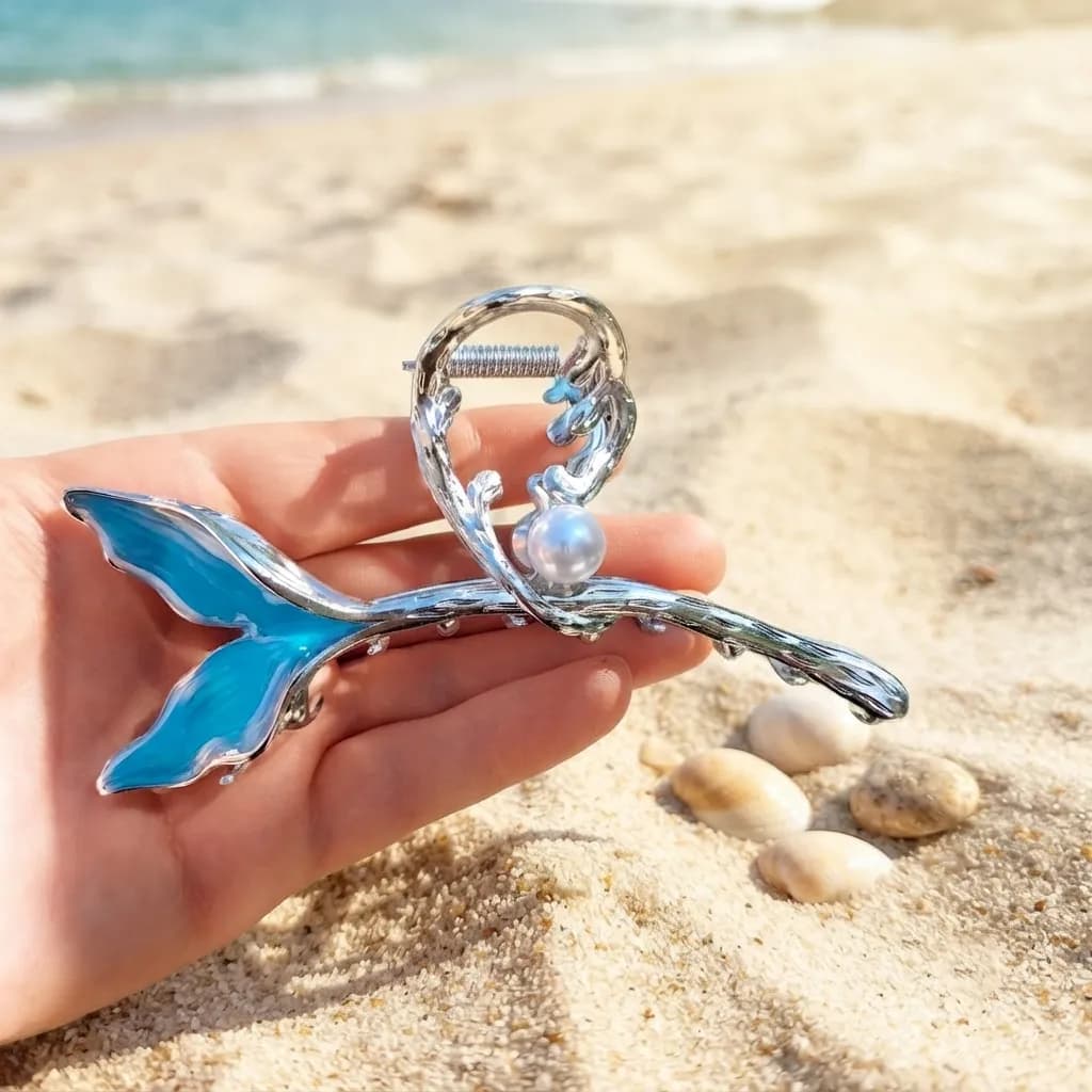 ست کانزاشی و کلیپس اقیانوس آبی🐋 — تصویر ۵