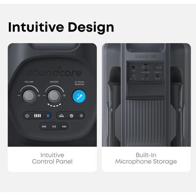 اسپیکر بلوتوثی انکر مدل200W soundcore Rave 3S — تصویر ۲