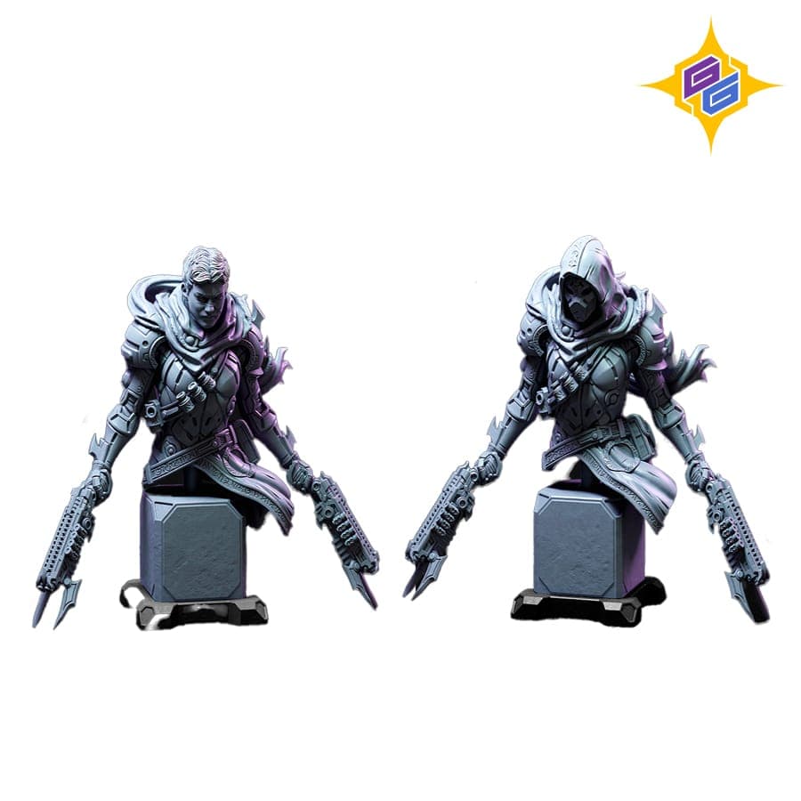 مینی فیگور طرح تندیس Mini figure Cassandra la pistolera sculpture | Cassandra la pistolera