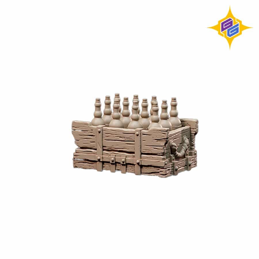 مینی فیگور طرح Mini figure Crate of bottles | Crate of bottles