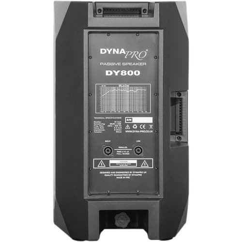 باند پسیو دایناپرو DY800 12 اینچ 500 وات — تصویر ۳