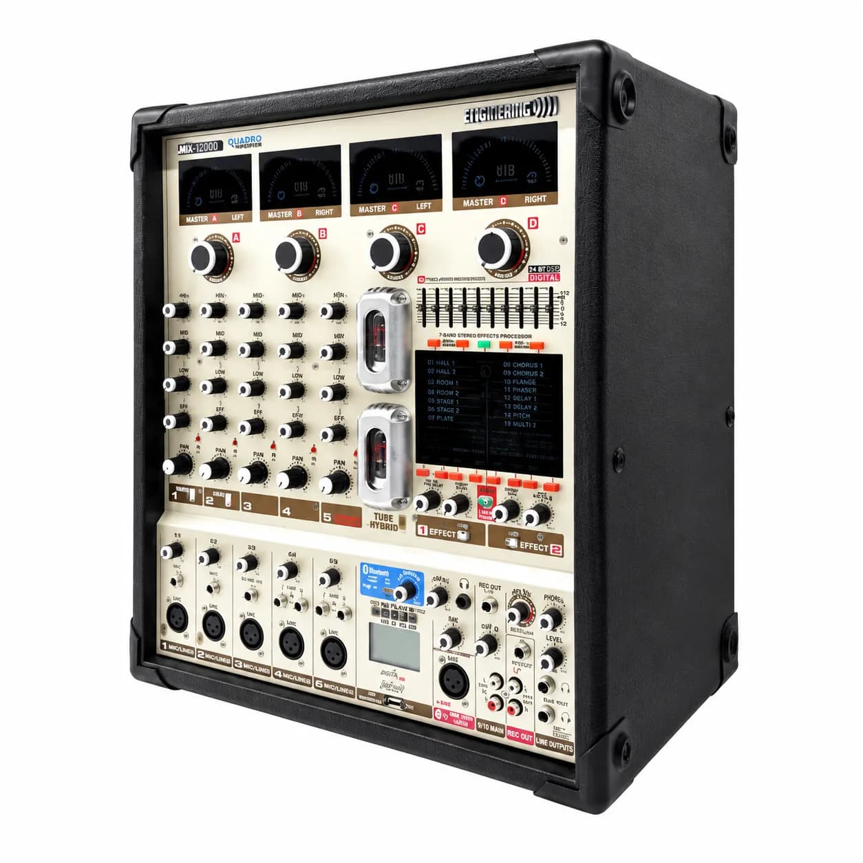 پاور میکسر اکو چنگ iMX9090 QUADRO سوئیچینگ | 4×650 وات — تصویر ۴
